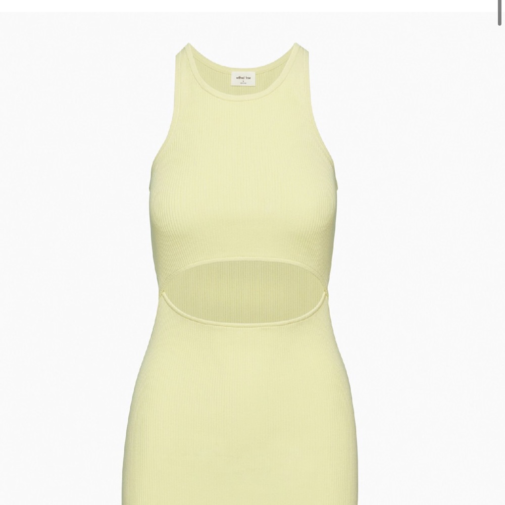 Aritzia Yellow Mini Dress